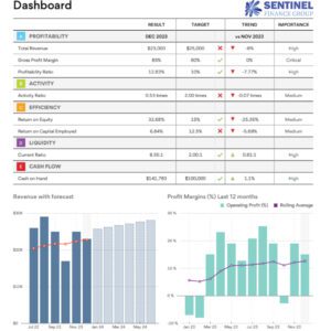 Financial dashboard