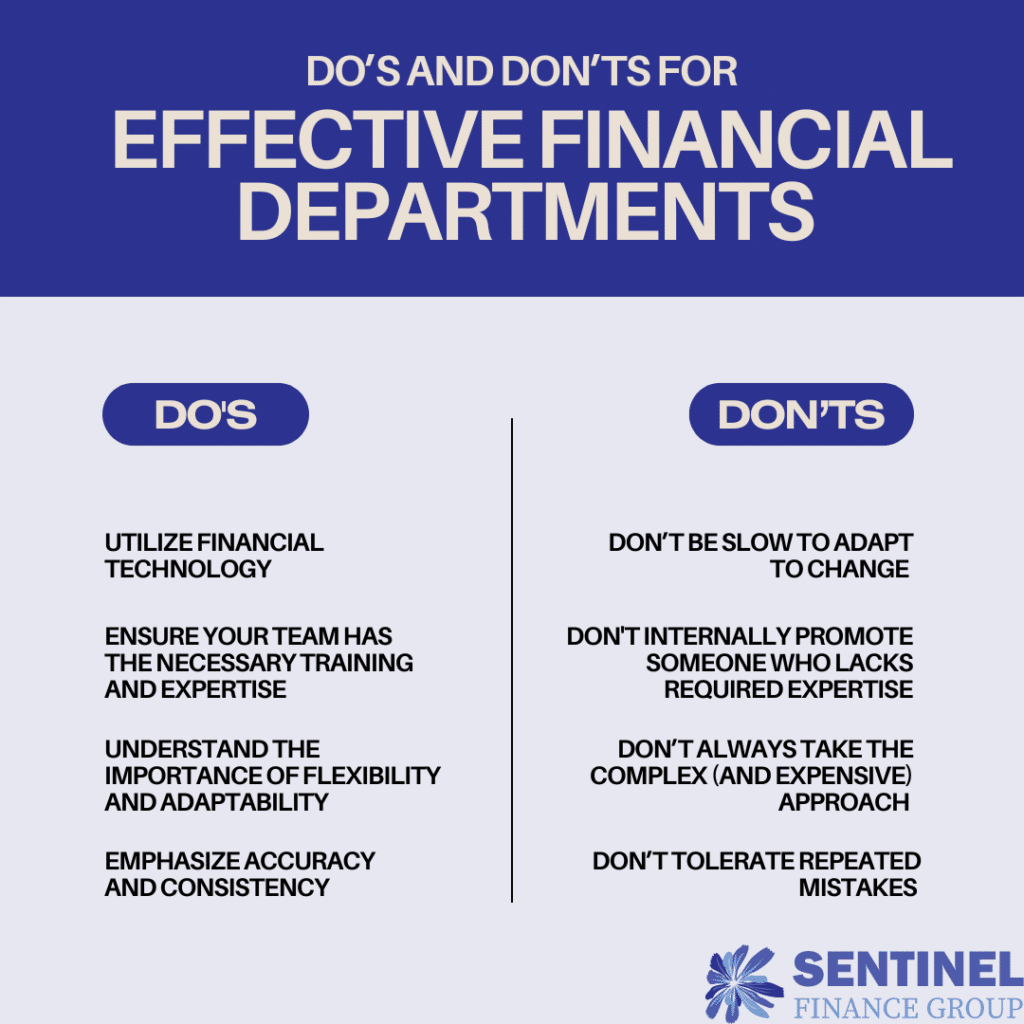 Qualities of Effective Financial Departments